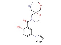 2-(1,8-dioxa-4,11-diazaspiro[5.6]dodec-4-ylcarbonyl)-4-(1H-pyrrol-1-yl)phenol