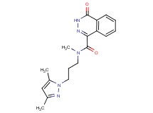 N-[3-(3,5-dimethyl-1H-pyrazol-1-yl)propyl]-N-methyl-4-oxo-3,4-dihydro-1-phthalazinecarboxamide