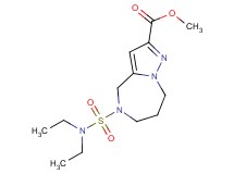 methyl 5-[(diethylamino)sulfonyl]-5,6,7,8-tetrahydro-4H-pyrazolo[1,5-a][1,4]diazepine-2-carboxylate