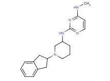 N~2~-[1-(2,3-dihydro-1H-inden-2-yl)-3-piperidinyl]-N~4~-methyl-2,4-pyrimidinediamine