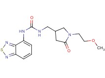 N-2,1,3-benzothiadiazol-4-yl-N'-{[1-(2-methoxyethyl)-5-oxopyrrolidin-3-yl]methyl}urea