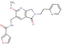 N-{[2-methoxy-5-oxo-6-(2-pyridin-2-ylethyl)-6,7-dihydro-5H-pyrrolo[3,4-b]pyridin-3-yl]methyl}-3-furamide