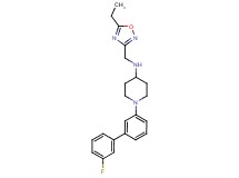 N-[(5-ethyl-1,2,4-oxadiazol-3-yl)methyl]-1-(3'-fluoro-3-biphenylyl)-4-piperidinamine