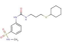 3-[({[3-(cyclohexylthio)propyl]amino}carbonyl)amino]-N-methylbenzenesulfonamide