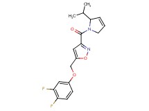5-[(3,4-difluorophenoxy)methyl]-3-[(2-isopropyl-2,5-dihydro-1H-pyrrol-1-yl)carbonyl]isoxazole