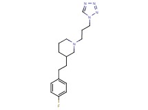 3-[2-(4-fluorophenyl)ethyl]-1-[3-(1H-tetrazol-1-yl)propyl]piperidine