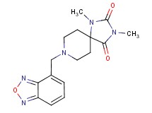 8-(2,1,3-benzoxadiazol-4-ylmethyl)-1,3-dimethyl-1,3,8-triazaspiro[4.5]decane-2,4-dione