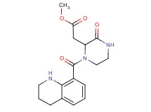 methyl [3-oxo-1-(1,2,3,4-tetrahydroquinolin-8-ylcarbonyl)piperazin-2-yl]acetate