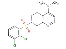 7-[(2,3-dichlorophenyl)sulfonyl]-N,N-dimethyl-5,6,7,8-tetrahydropyrido[3,4-d]pyrimidin-4-amine