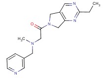 2-(2-ethyl-5,7-dihydro-6H-pyrrolo[3,4-d]pyrimidin-6-yl)-N-methyl-2-oxo-N-(pyridin-3-ylmethyl)ethanamine