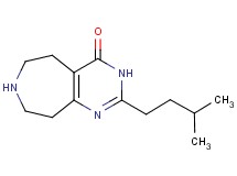 2-(3-methylbutyl)-3,5,6,7,8,9-hexahydro-4H-pyrimido[4,5-d]azepin-4-one