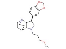 (2R*,3S*,6R*)-3-(1,3-benzodioxol-5-yl)-5-(3-methoxypropyl)-1,5-diazatricyclo[5.2.2.0~2,6~]undecane