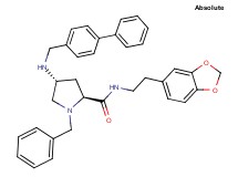 (4R)-N-[2-(1,3-benzodioxol-5-yl)ethyl]-1-benzyl-4-[(4-biphenylylmethyl)amino]-L-prolinamide