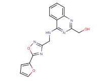 [4-({[5-(2-furyl)-1,2,4-oxadiazol-3-yl]methyl}amino)quinazolin-2-yl]methanol