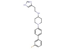1-(3'-fluoro-4-biphenylyl)-N-[2-(1H-imidazol-4-yl)ethyl]-4-piperidinamine