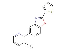 5-(3-methylpyridin-2-yl)-2-(2-thienyl)-1,3-benzoxazole