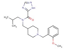 N-isobutyl-N-{[1-(2-methoxybenzyl)piperidin-4-yl]methyl}-1H-1,2,4-triazole-5-carboxamide