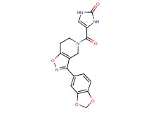 4-{[3-(1,3-benzodioxol-5-yl)-6,7-dihydroisoxazolo[4,5-c]pyridin-5(4H)-yl]carbonyl}-1,3-dihydro-2H-imidazol-2-one