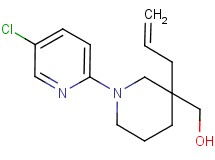 [3-allyl-1-(5-chloro-2-pyridinyl)-3-piperidinyl]methanol