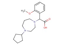 (4-cyclopentyl-1,4-diazepan-1-yl)(2-methoxyphenyl)acetic acid