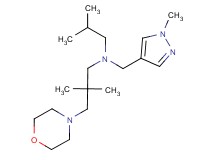 (2,2-dimethyl-3-morpholin-4-ylpropyl)isobutyl[(1-methyl-1H-pyrazol-4-yl)methyl]amine