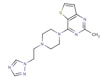 2-methyl-4-{4-[2-(1H-1,2,4-triazol-1-yl)ethyl]piperazin-1-yl}thieno[3,2-d]pyrimidine
