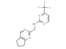N-(6,7-dihydro-5H-cyclopenta[d]pyrimidin-2-ylmethyl)-4-(trifluoromethyl)pyrimidin-2-amine