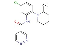 N-[5-chloro-2-(2-methylpiperidin-1-yl)phenyl]pyridazine-4-carboxamide