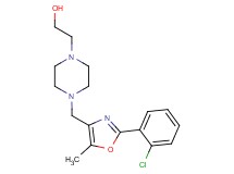 2-(4-{[2-(2-chlorophenyl)-5-methyl-1,3-oxazol-4-yl]methyl}piperazin-1-yl)ethanol