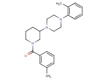 1-[1-(3-methylbenzoyl)-3-piperidinyl]-4-(2-methylphenyl)piperazine