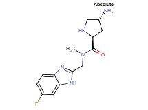 (2S,4R)-4-amino-N-[(6-fluoro-1H-benzimidazol-2-yl)methyl]-N-methylpyrrolidine-2-carboxamide