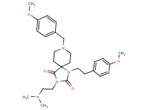 3-[2-(dimethylamino)ethyl]-8-(4-methoxybenzyl)-1-[2-(4-methoxyphenyl)ethyl]-1,3,8-triazaspiro[4.5]decane-2,4-dione