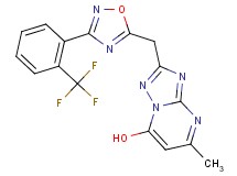 5-methyl-2-({3-[2-(trifluoromethyl)phenyl]-1,2,4-oxadiazol-5-yl}methyl)[1,2,4]triazolo[1,5-a]pyrimidin-7-ol