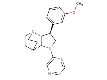 (3S*,3aR*,7aR*)-3-(3-methoxyphenyl)-1-pyrazin-2-yloctahydro-4,7-ethanopyrrolo[3,2-b]pyridine
