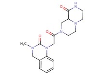 8-[(3-methyl-2-oxo-3,4-dihydroquinazolin-1(2H)-yl)acetyl]hexahydro-2H-pyrazino[1,2-a]pyrazin-1(6H)-one