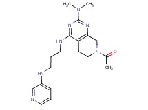 7-acetyl-N~2~,N~2~-dimethyl-N~4~-[3-(pyridin-3-ylamino)propyl]-5,6,7,8-tetrahydropyrido[3,4-d]pyrimidine-2,4-diamine
