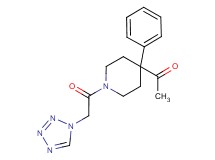 1-[4-phenyl-1-(1H-tetrazol-1-ylacetyl)-4-piperidinyl]ethanone
