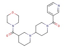 3-(morpholin-4-ylcarbonyl)-1'-(pyridin-3-ylcarbonyl)-1,4'-bipiperidine