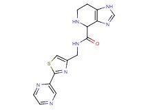 N-{[2-(2-pyrazinyl)-1,3-thiazol-4-yl]methyl}-4,5,6,7-tetrahydro-1H-imidazo[4,5-c]pyridine-4-carboxamide dihydrochloride