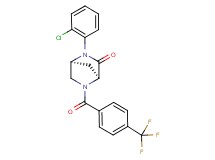 (1S*,4S*)-2-(2-chlorophenyl)-5-[4-(trifluoromethyl)benzoyl]-2,5-diazabicyclo[2.2.1]heptan-3-one
