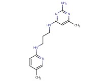 6-methyl-N~4~-{3-[(5-methylpyridin-2-yl)amino]propyl}pyrimidine-2,4-diamine