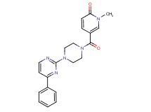 1-methyl-5-{[4-(4-phenylpyrimidin-2-yl)piperazin-1-yl]carbonyl}pyridin-2(1H)-one