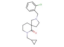 2-(2-chlorobenzyl)-7-(cyclopropylmethyl)-2,7-diazaspiro[4.5]decan-6-one
