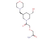 2-{2-[(3S*,5R*)-3-(hydroxymethyl)-5-(4-morpholinylmethyl)-1-piperidinyl]-2-oxoethoxy}acetamide