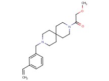 3-(methoxyacetyl)-9-(3-vinylbenzyl)-3,9-diazaspiro[5.5]undecane
