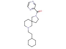 7-(2-cyclohexylethyl)-2-(2-pyrazinylcarbonyl)-2,7-diazaspiro[4.5]decane