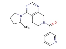 4-(2-methylpyrrolidin-1-yl)-7-(pyridin-3-ylcarbonyl)-5,6,7,8-tetrahydropyrido[3,4-d]pyrimidine