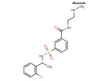 3-({[(1R)-1-(2-fluorophenyl)ethyl]amino}sulfonyl)-N-[2-(methylamino)ethyl]benzamide