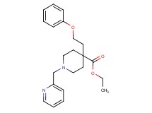 ethyl 4-(2-phenoxyethyl)-1-(2-pyridinylmethyl)-4-piperidinecarboxylate