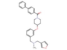 (3-{[1-(4-biphenylylcarbonyl)-4-piperidinyl]oxy}benzyl)(3-furylmethyl)methylamine